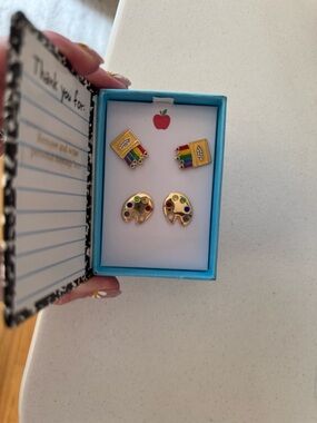 School Themed Earrings